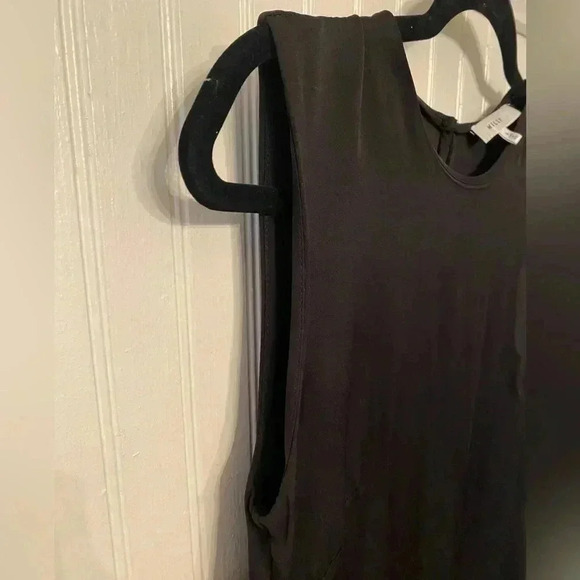 MILLY Side tie Sleeveless Silk Blouse - Picture 2 of 8